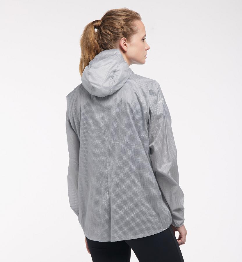 Haglöfs Womens L.I.M Shield Comp Windbreaker Grey New Zealand 87653AMOF